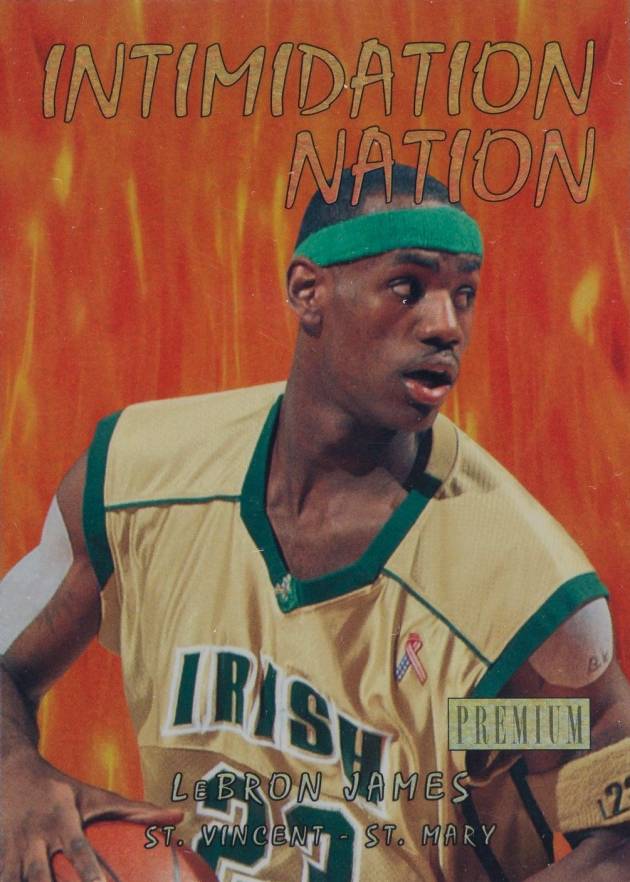 2011 Fleer Retro Intimidation Nation LeBron James #20 Basketball Card