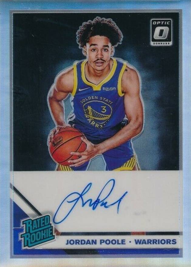 2019 Panini Donruss Optic Jordan Poole #169 Basketball Card