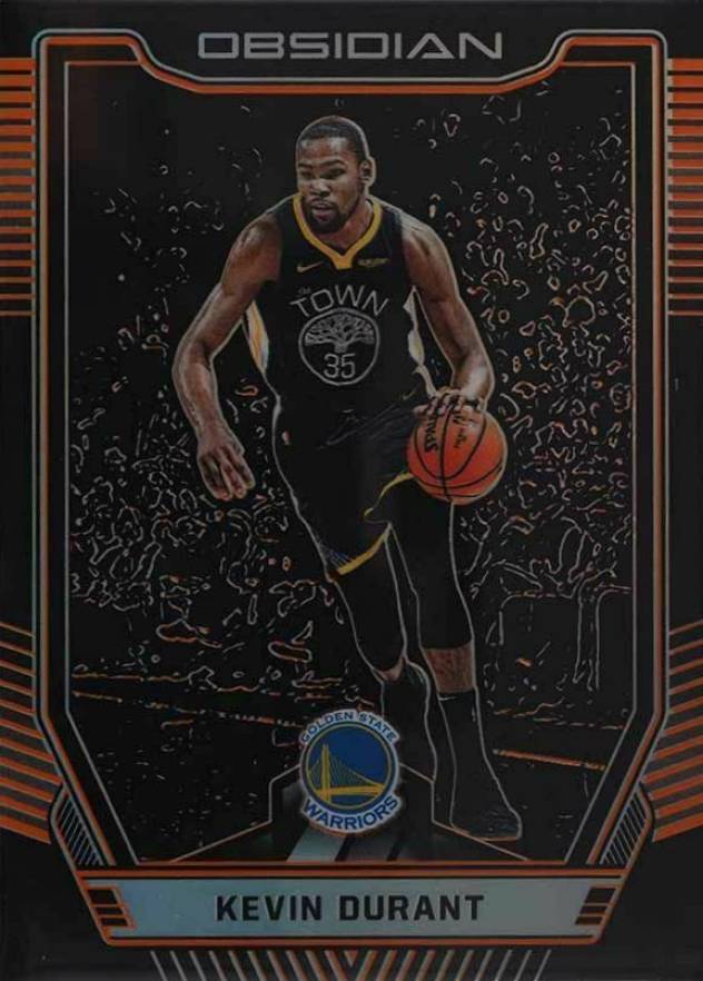 2018 Panini Obsidian Kevin Durant #46 Basketball Card