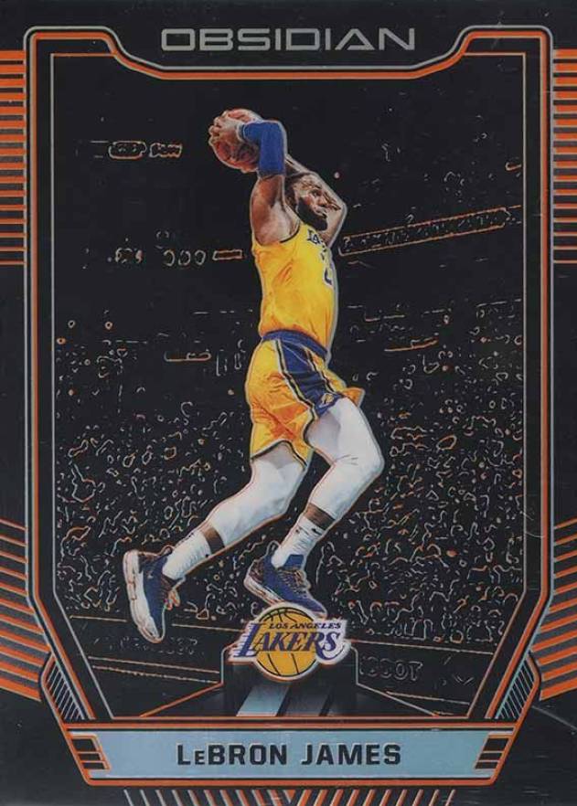 2018 Panini Obsidian LeBron James #67 Basketball Card