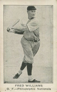 1922 American Caramel--Series of 120 ! RB Fred Williams # Baseball Card