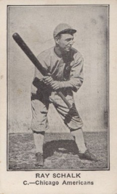 1922 American Caramel--Series of 120 ! RB Ray Schalk # Baseball Card