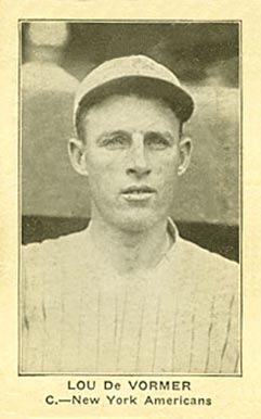 1922 American Caramel--Series of 120 ! RB Lou DeVormer # Baseball Card