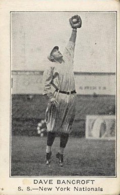 1922 American Caramel--Series of 120 ! RB Dave Bancroft # Baseball Card