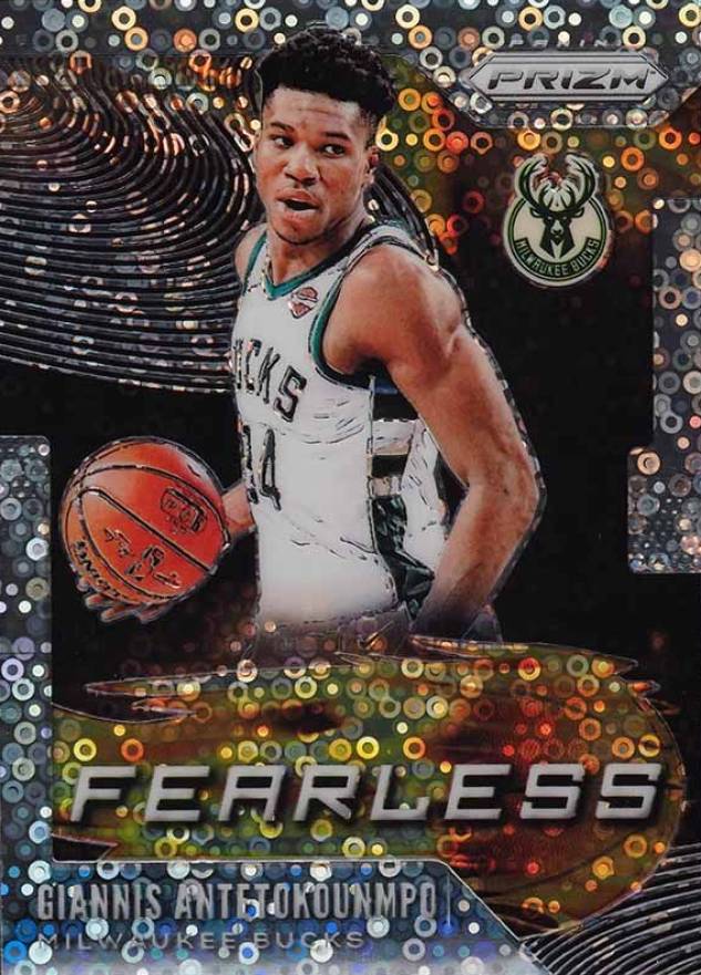 2019 Panini Prizm Fearless Giannis Antetokounmpo #7 Basketball Card