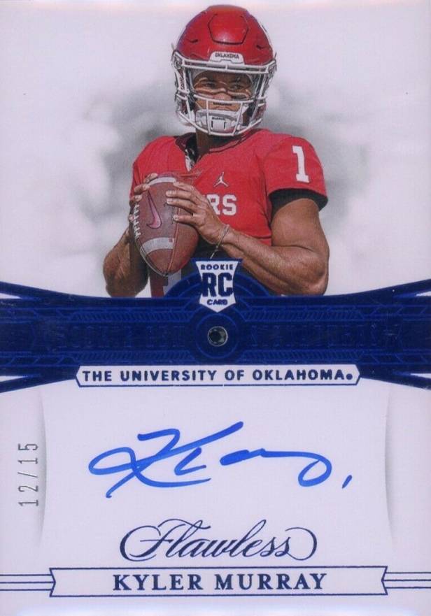 2019 Panini Flawless Collegiate Rookie Gems Signatures Kyler Murray #145 Football Card