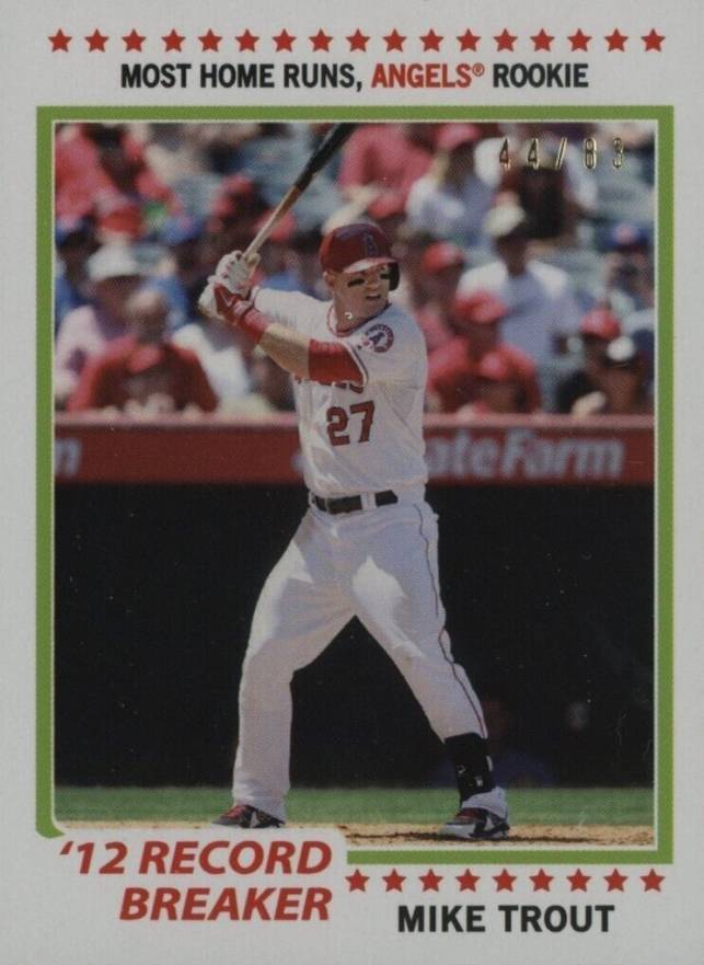 2019 Topps Transcendent VIP Party Mike Trout Through the Years Mike Trout #78RB Baseball Card