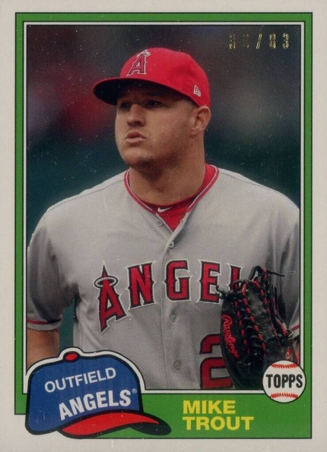 2019 Topps Transcendent VIP Party Mike Trout Through the Years Mike Trout #1981 Baseball Card