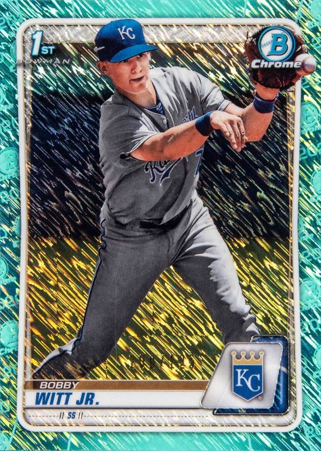 2020 Bowman Chrome Prospects Bobby Witt Jr. #BCP25 Baseball Card