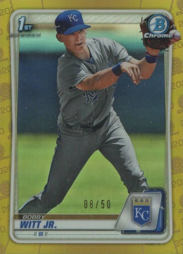 2020 Bowman Chrome Prospects Bobby Witt Jr. #BCP25 Baseball Card