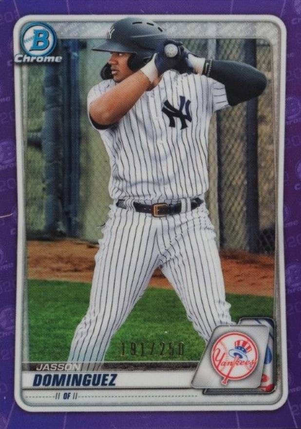 2020 Bowman Chrome Prospects Jasson Dominguez #BCP243 Baseball Card