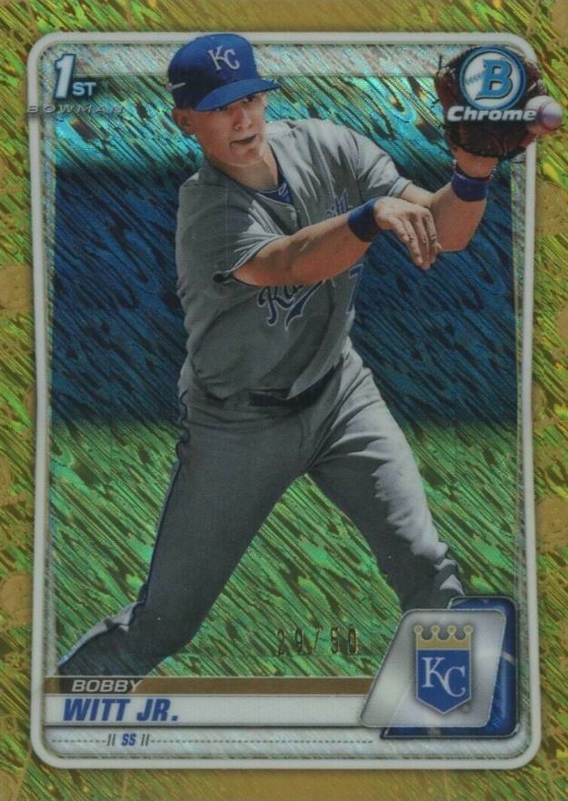 2020 Bowman Chrome Prospects Bobby Witt Jr. #BCP25 Baseball Card