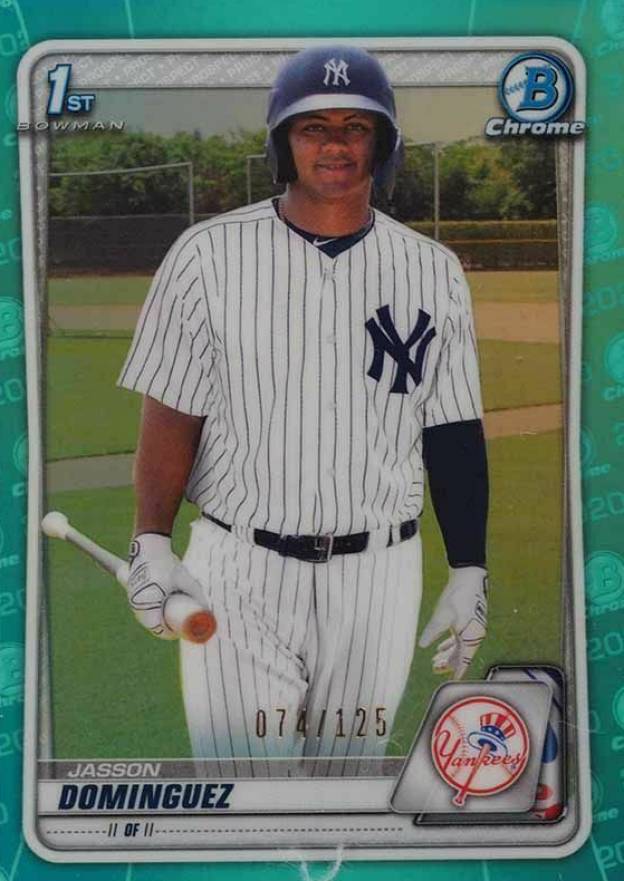 2020 Bowman Chrome Prospects Jasson Dominguez #BCP8 Baseball Card