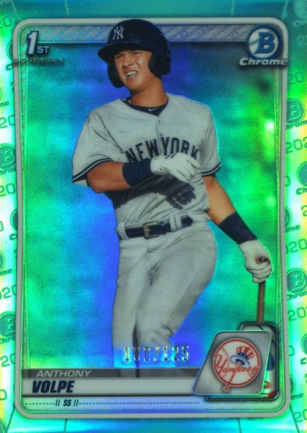 2020 Bowman Chrome Prospects Anthony Volpe #BCP139 Baseball Card