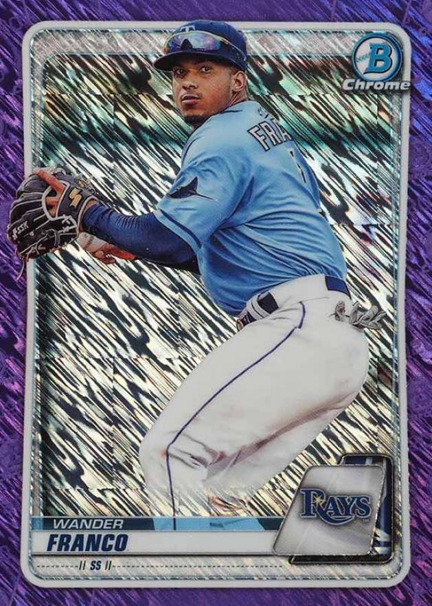 2020 Bowman Chrome Prospects Wander Franco #BCP163 Baseball Card