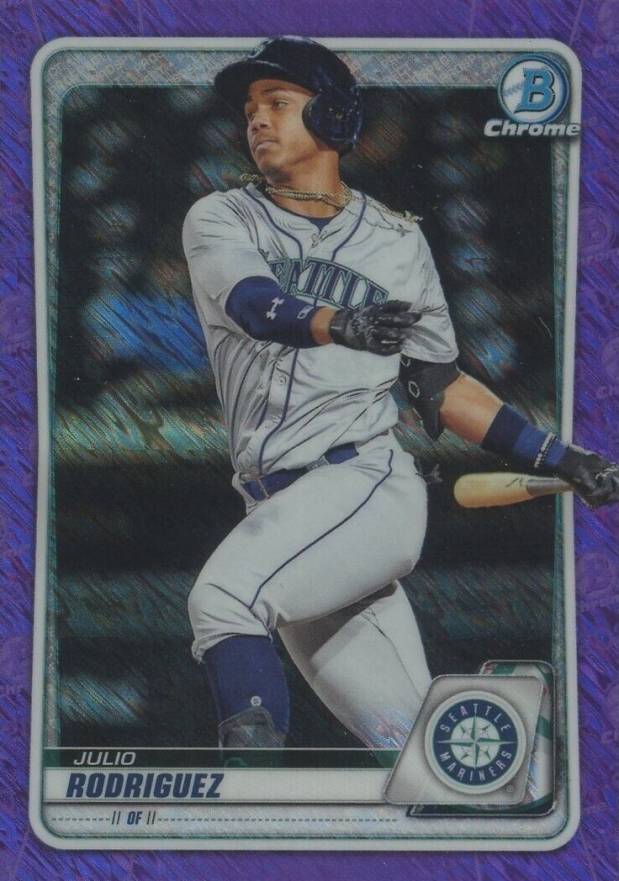 2020 Bowman Chrome Prospects Julio Rodriguez #BCP175 Baseball Card