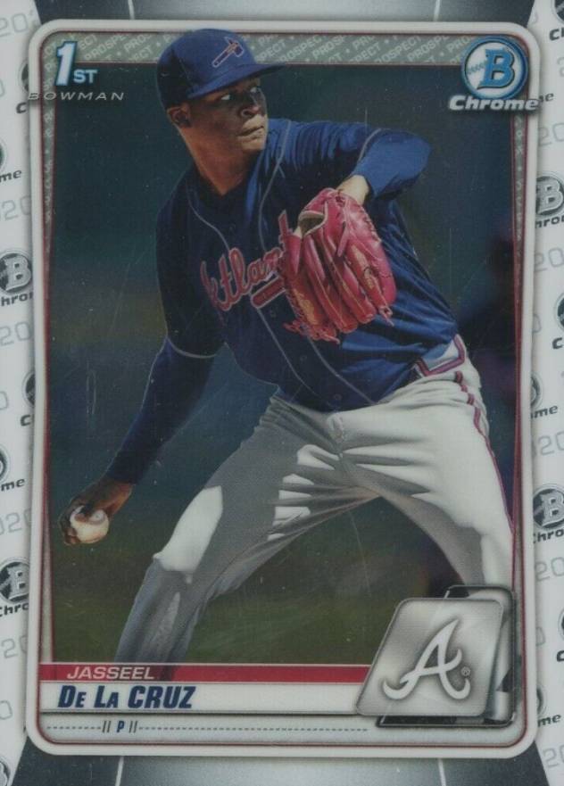 2020 Bowman Chrome Prospects Jasseel de La Cruz #BCP115 Baseball Card