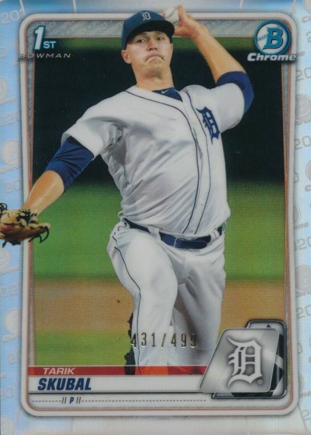 2020 Bowman Chrome Prospects Tarik Skubal #BCP108 Baseball Card