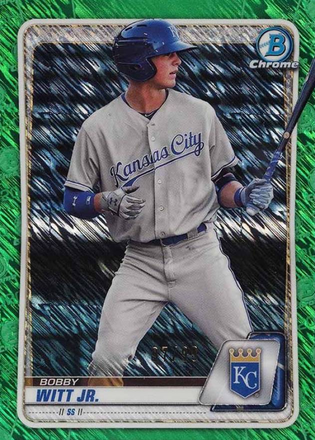 2020 Bowman Chrome Prospects Bobby Witt Jr. #BCP160 Baseball Card