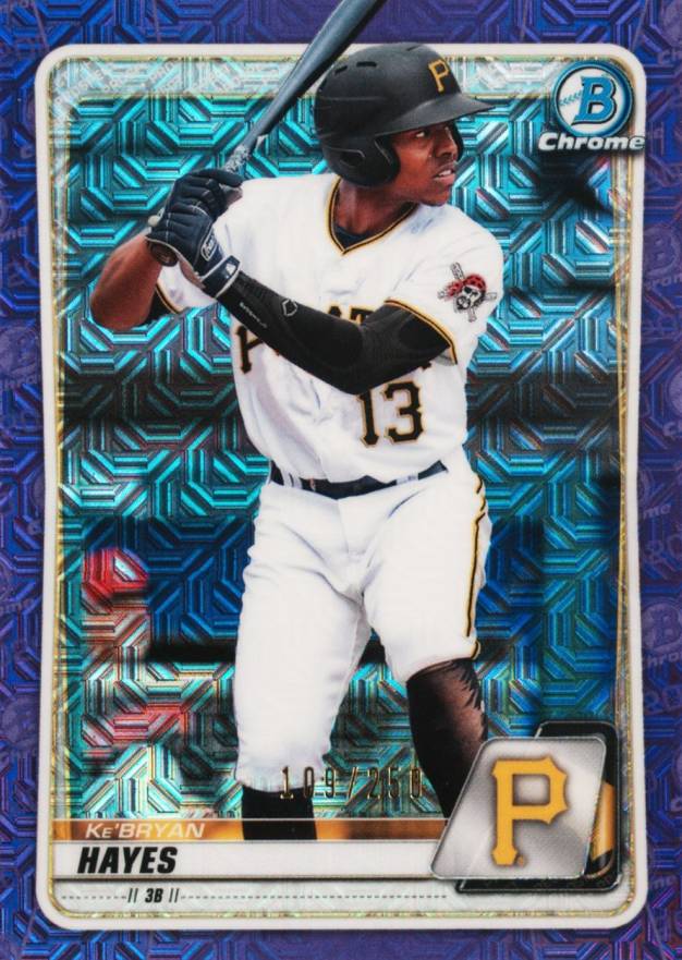 2020 Bowman Chrome Prospects KE'Bryan Hayes #BCP220 Baseball Card