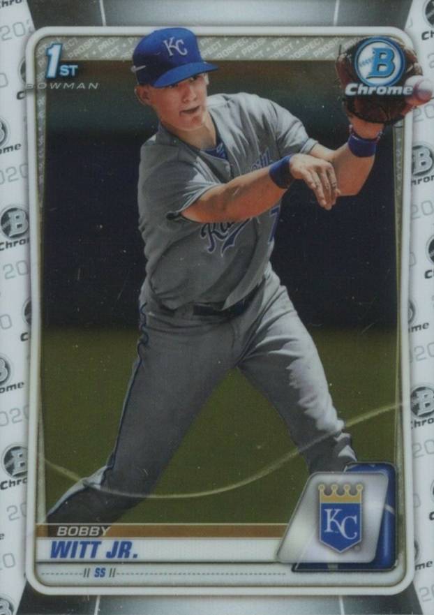 2020 Bowman Chrome Prospects Bobby Witt Jr. #BCP25 Baseball Card