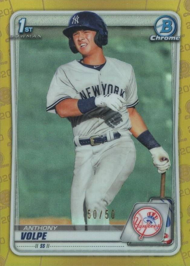 2020 Bowman Chrome Prospects Anthony Volpe #BCP139 Baseball Card