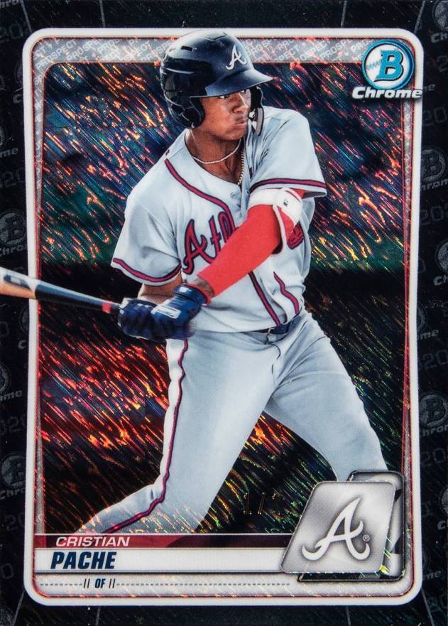 2020 Bowman Chrome Prospects Cristian Pache #BCP201 Baseball Card