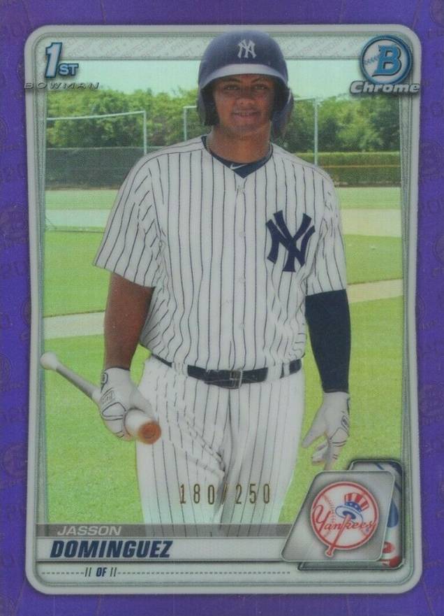 2020 Bowman Chrome Prospects Jasson Dominguez #BCP8 Baseball Card