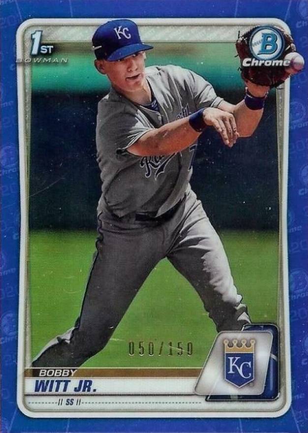 2020 Bowman Chrome Prospects Bobby Witt Jr. #BCP25 Baseball Card