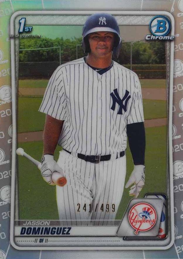 2020 Bowman Chrome Prospects Jasson Dominguez #BCP8 Baseball Card