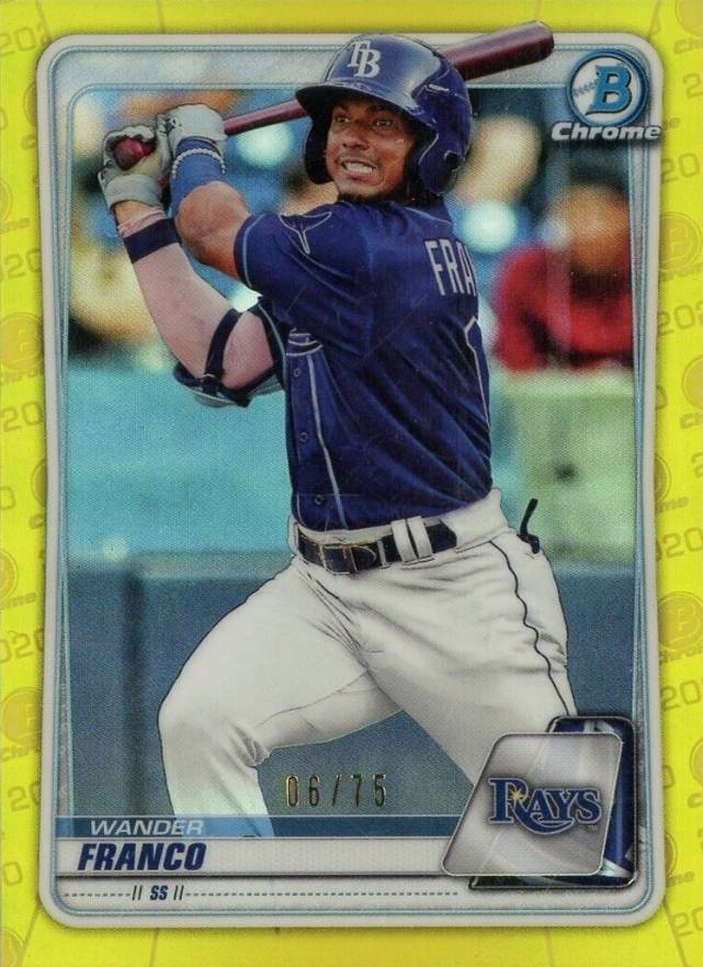 2020 Bowman Chrome Prospects Wander Franco #BCP1 Baseball Card