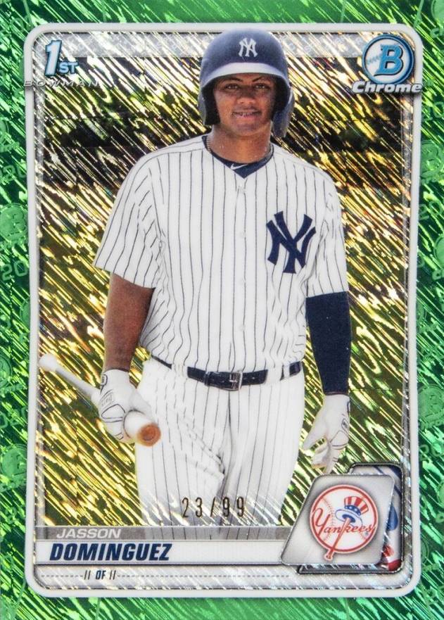 2020 Bowman Chrome Prospects Jasson Dominguez #BCP8 Baseball Card