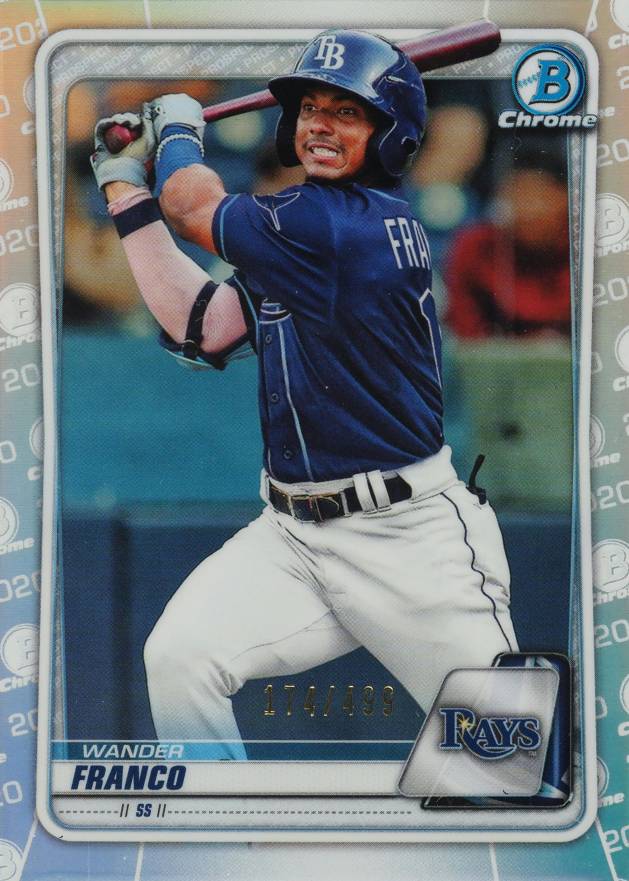 2020 Bowman Chrome Prospects Wander Franco #BCP1 Baseball Card