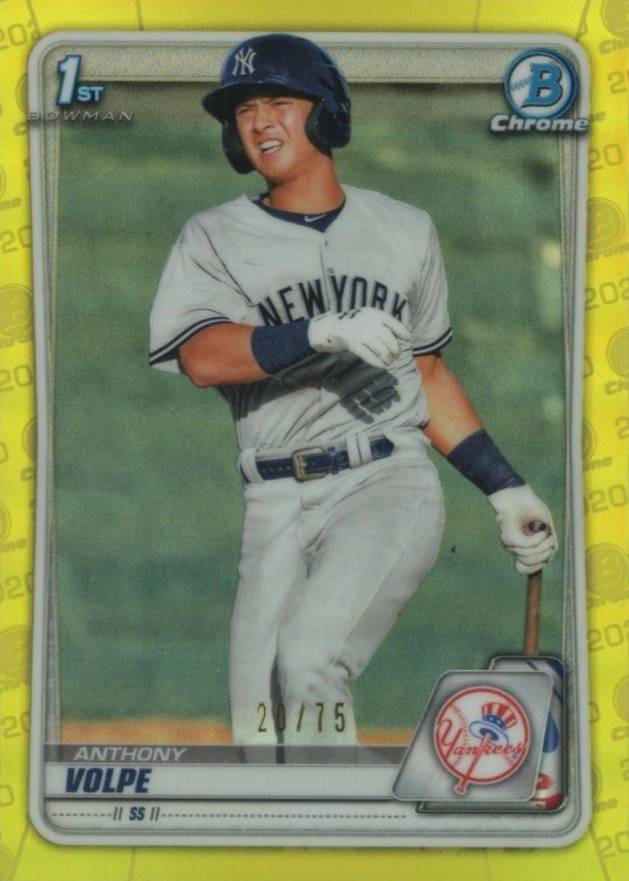 2020 Bowman Chrome Prospects Anthony Volpe #BCP139 Baseball Card