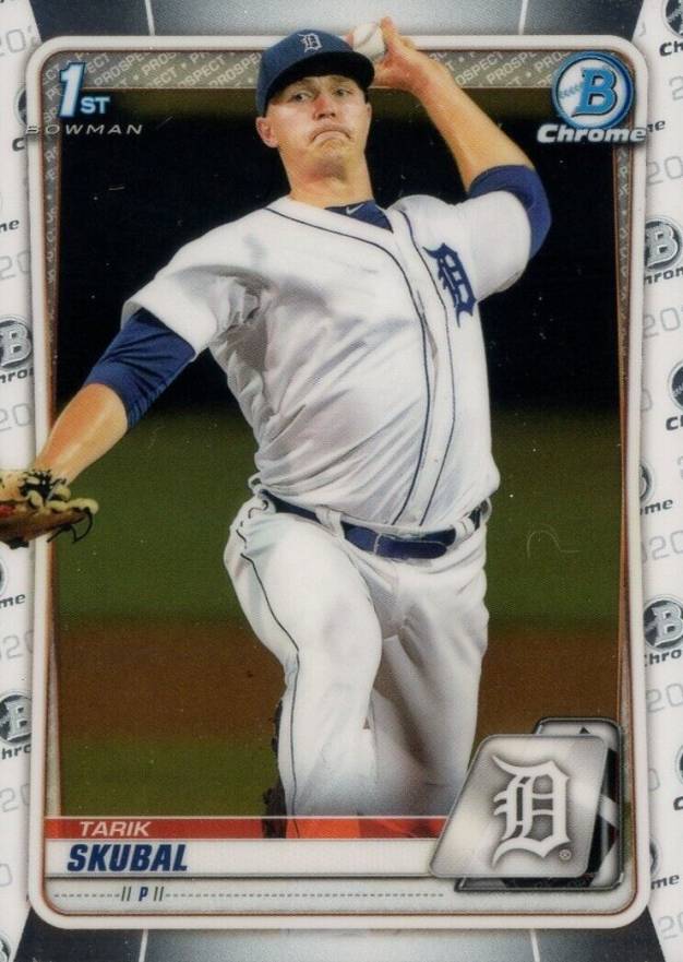 2020 Bowman Chrome Prospects Tarik Skubal #BCP108 Baseball Card