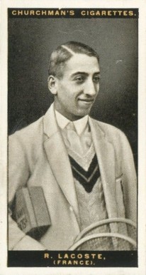 1928 W.A. & A.C. Churchman Lawn Tennis-Series of 50 Rene LaCoste #32 Other Sports Card