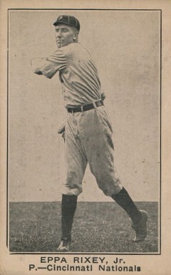 1921 American Caramel--Series of 80 Eppa Rixey Jr. # Baseball Card