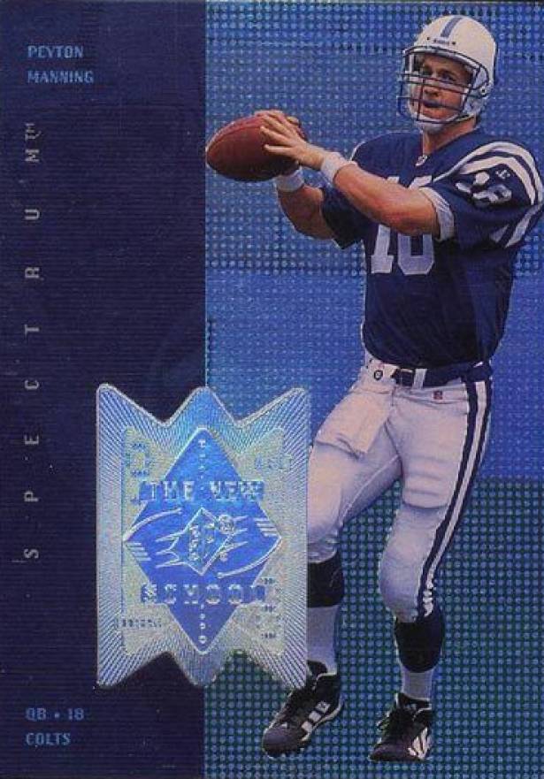 1998 SPx Finite Spectrum Peyton Manning #311 Football Card