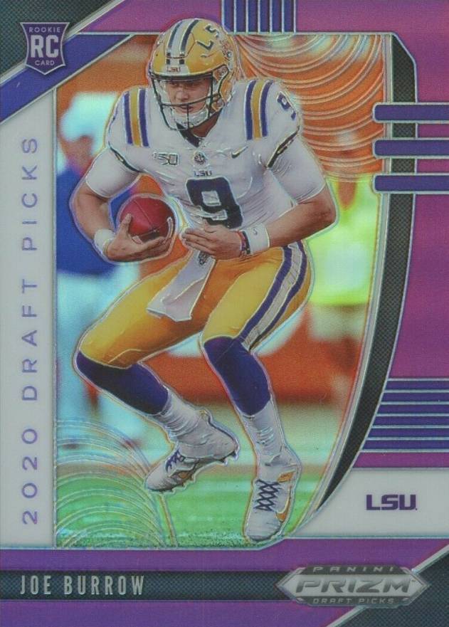 2020 Panini Prizm Draft Picks Joe Burrow #105 Football Card