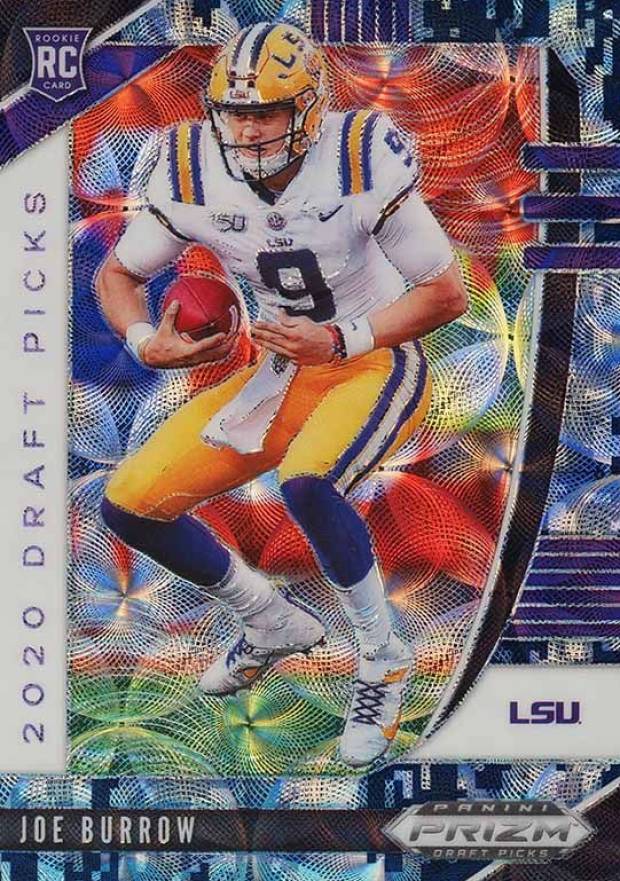 2020 Panini Prizm Draft Picks Joe Burrow #105 Football Card