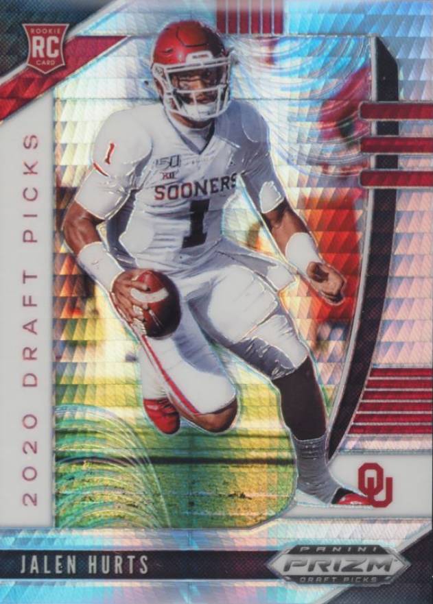 2020 Panini Prizm Draft Picks Jalen Hurts #129 Football Card