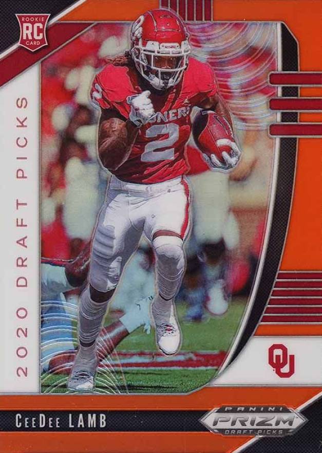 2020 Panini Prizm Draft Picks Ceedee Lamb #104 Football Card