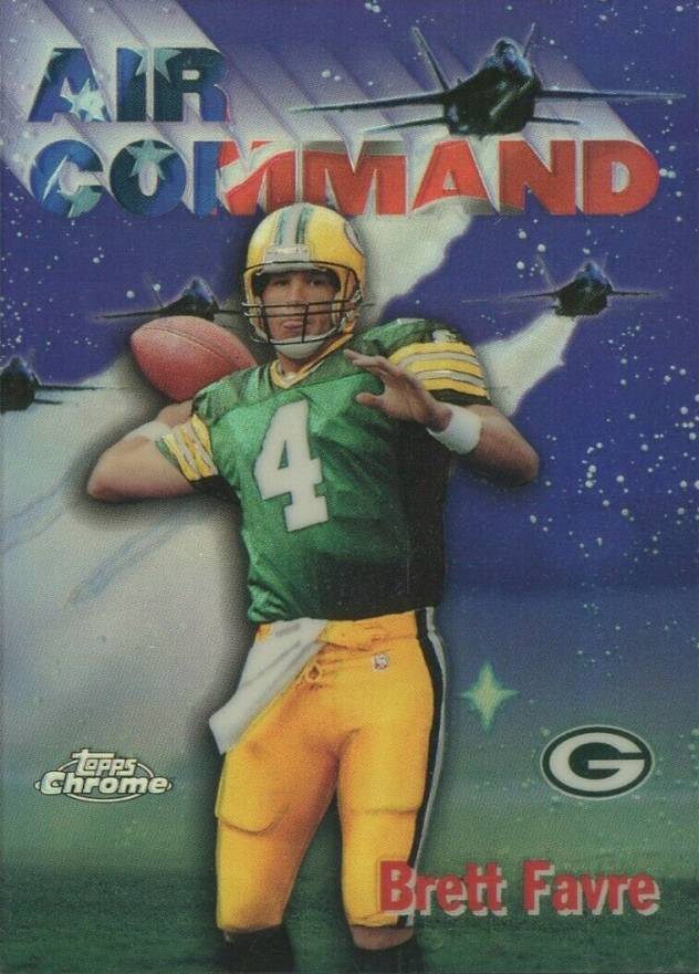 1997 Topps Chrome Season's Best Brett Favre #4 Football Card