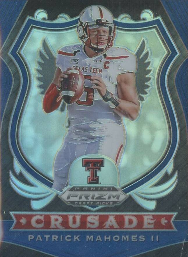 2020 Panini Prizm Draft Picks Patrick Mahomes II #80 Football Card