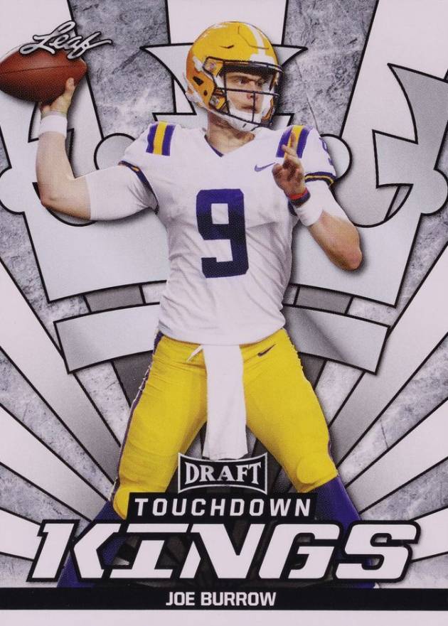 2020 Leaf Draft Joe Burrow #85 Football Card