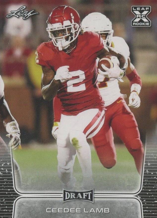 2020 Leaf Draft Ceedee Lamb #6 Football Card