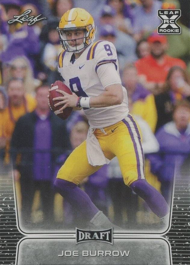 2020 Leaf Draft Joe Burrow #1 Football Card