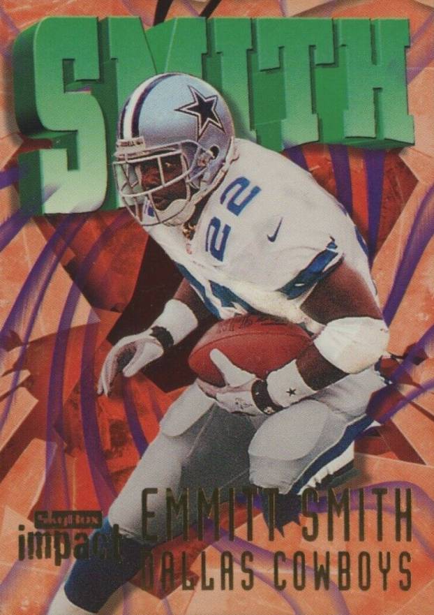 1997 Skybox Impact Emmitt Smith #22 Football Card