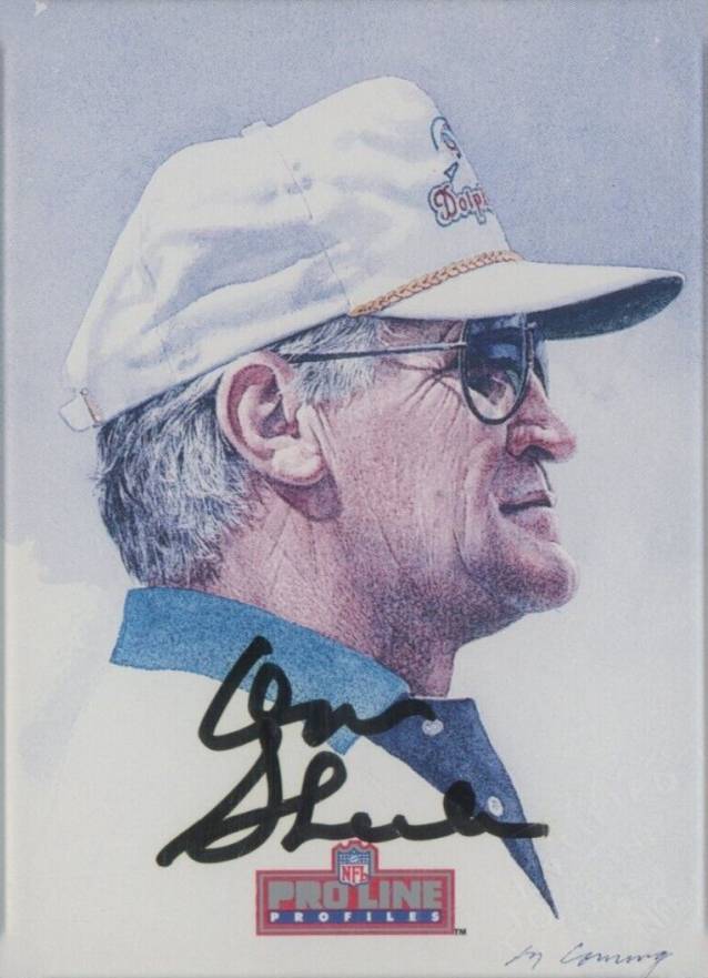 1992 Pro Line Profiles Autographs Don Shula #5 Football Card