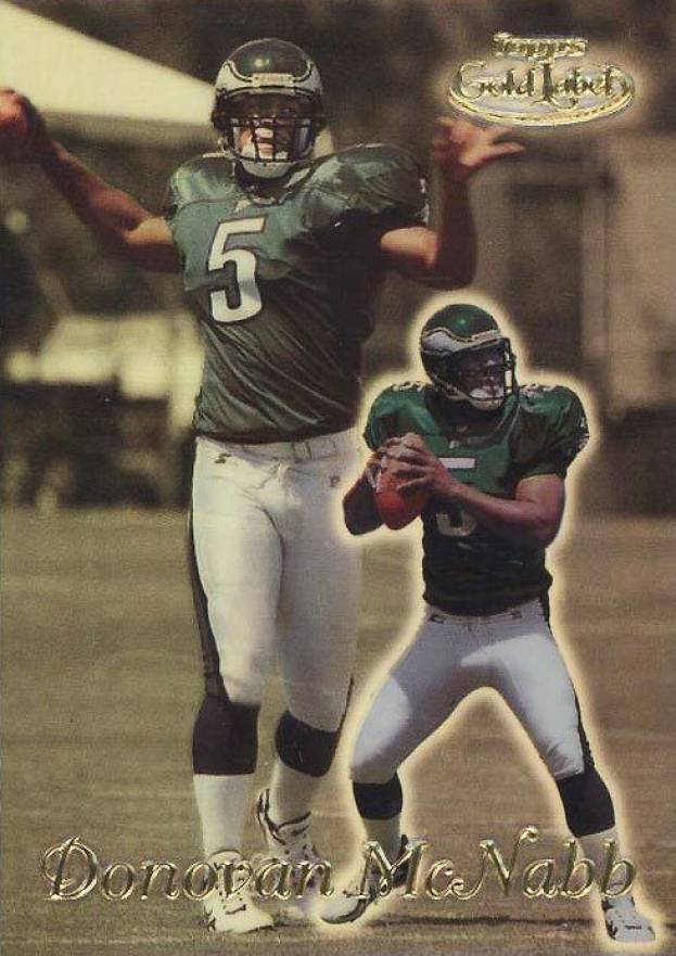 1999 Topps Gold Label Class 2 Donovan McNabb #75 Football Card